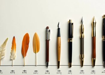 Historia e evolução da caneta